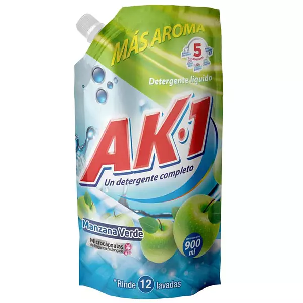 Detergente Ak1 Doypack Manzana 900ml