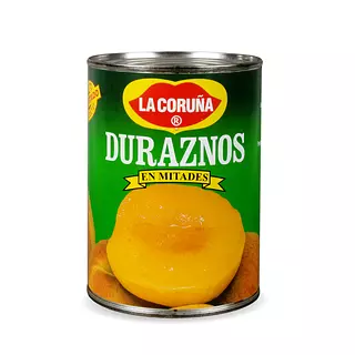 La Coruña x 820gr Duraznos de Mitades