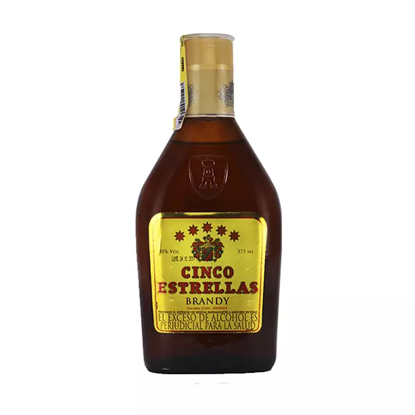 Brandy Cinco Estrellas x 375ml