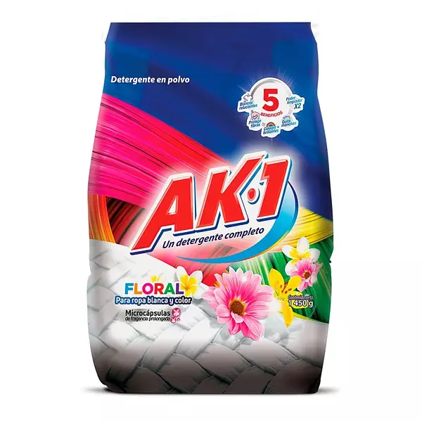 Detergente Ak1 Floral 1450g