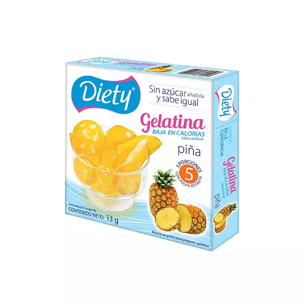 Gelatina Diety Piña 13g