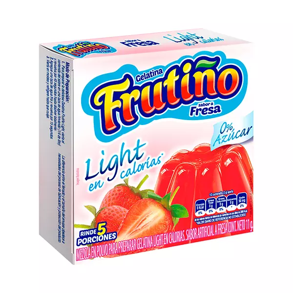 Gelatina Frutiño Line Fresa 11.2g