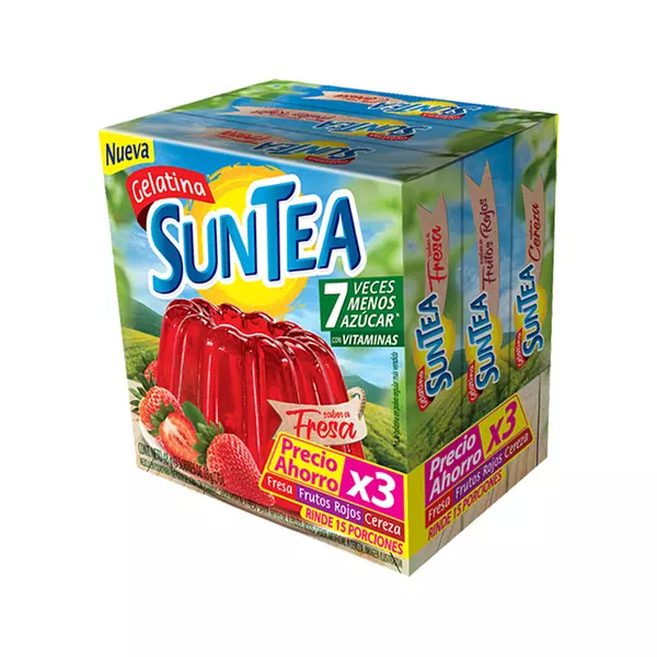 Gelatina Suntea Multisabor 3*22g