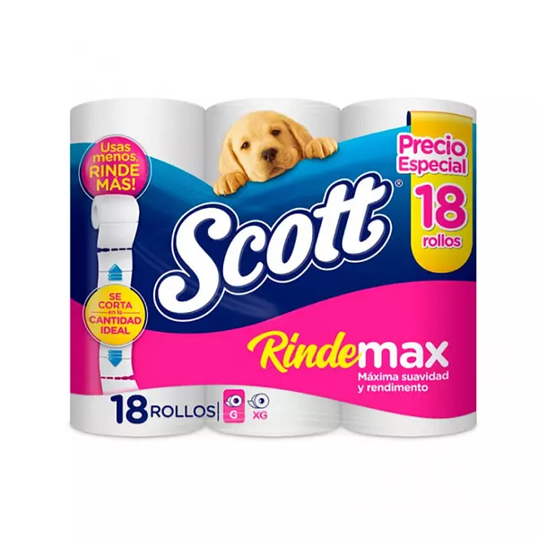 Papel Higienico Scott Rindemax 18*24.3 M