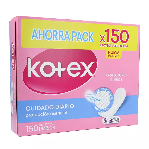 Toallas Kotex Protectores x 150 Pre Esp