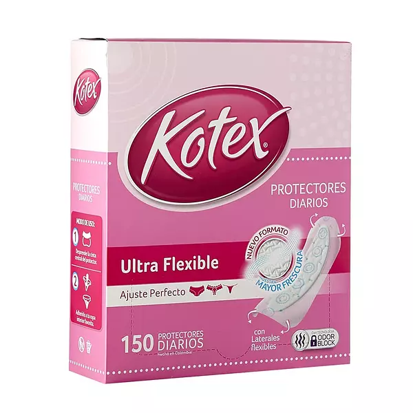 Toallas Kotex Protectores x 150 Ultradel Flex