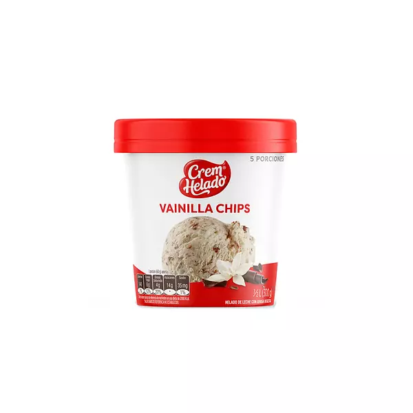 Helado Crem Helado Vainilla Chips 300g