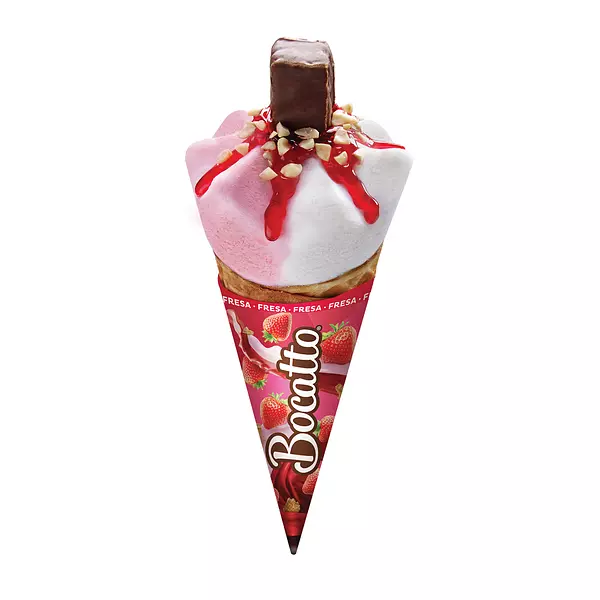 Helado Crem Helado Bocatto Vainilla Fresa 85g