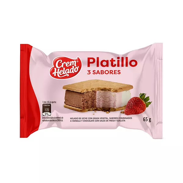 Helado Crem Helado con Galleta Napolitano 65g