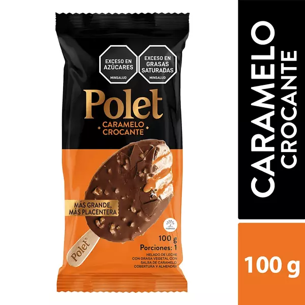 Helado Polet Caramelo Crocante 90g