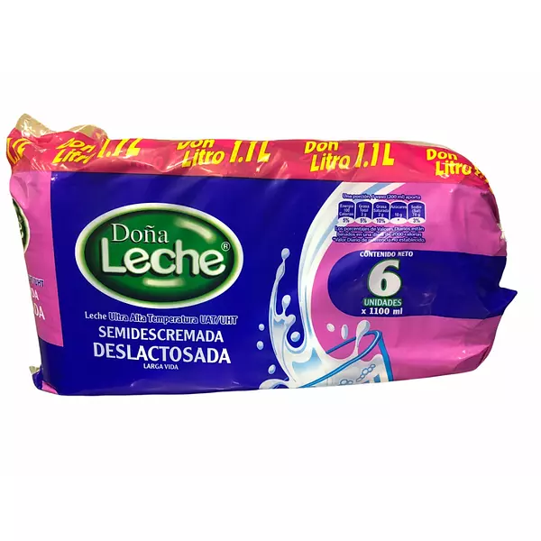 Leche Doña Leche Deslactosada 6*900ml