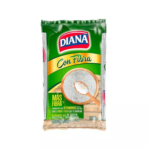 Arroz Diana con Fibra 2500g