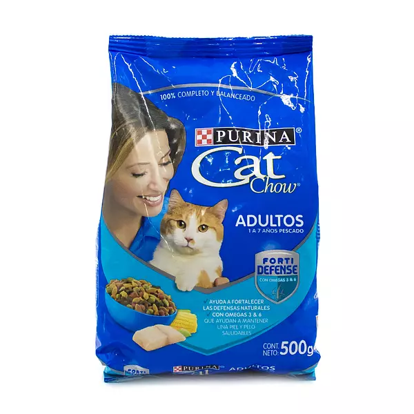 Purina Cat Chow x 500gr Pescado Adultos de 1 A 7 Años