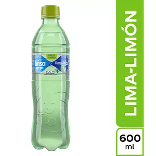 Agua Brisa Pet 600ml Gas Lima Limon