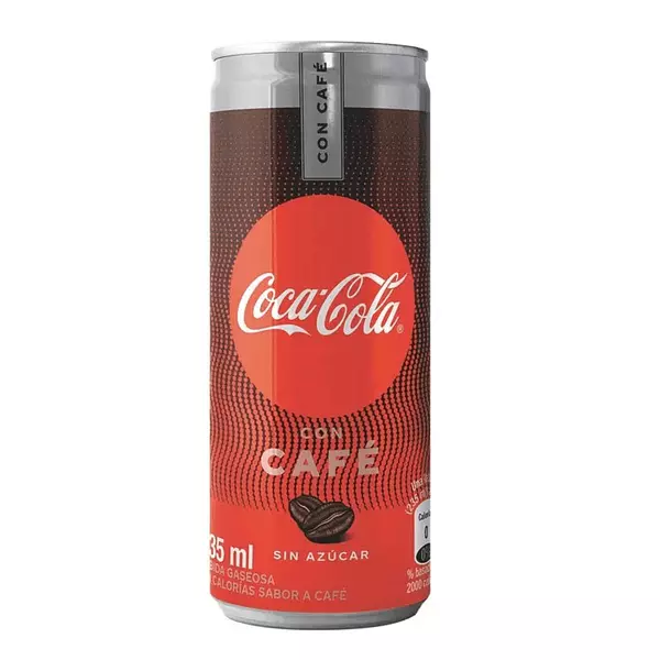 Gaseosa Coca Cola 235ml Cafe Sin Azucar Lata