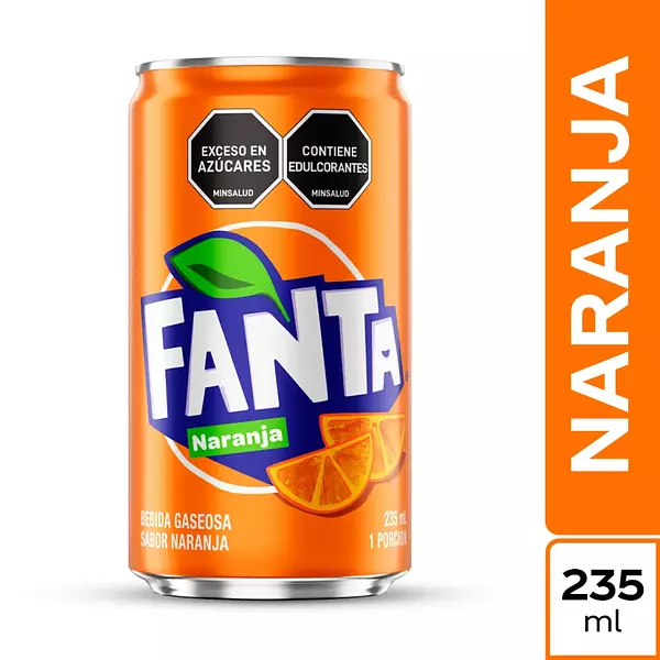 Gaseosa Fanta Naranja de Lata 235ml