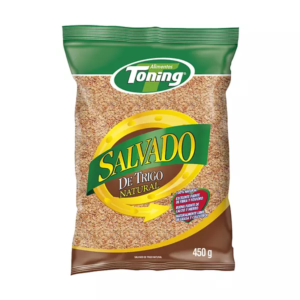 Toning x 450gr Salvado de Trigo Natural