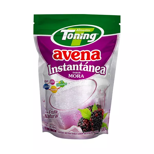 Toning x 180gr Avena Instantanea Mora