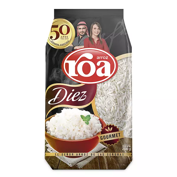 Arroz Roa Diez 2500g