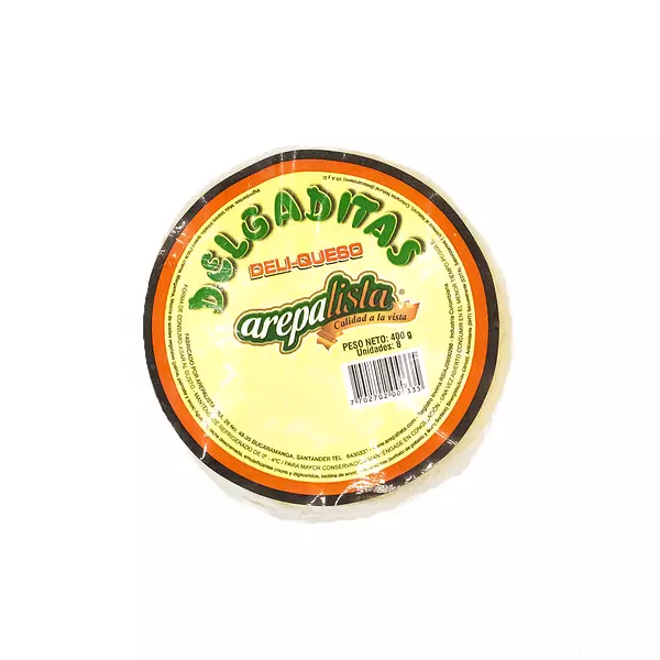 ArepaLista Delgaditas DeliQueso 400g