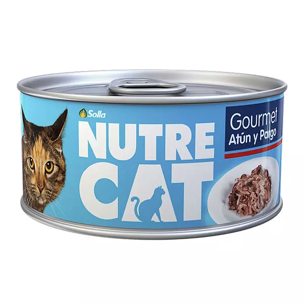 Nutre Cat 85gr Gourmet Atun y Pargo