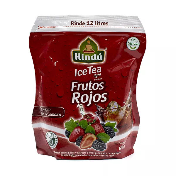 Hindu Ice Tea Light x 600gr Frutos Rojos