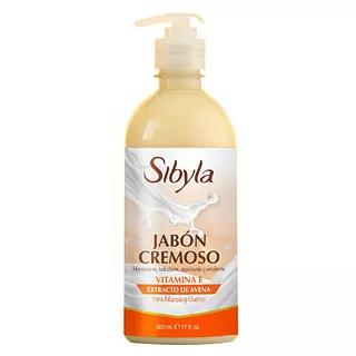 Jabon Liquido Sibyla Avena Valvula 500ml
