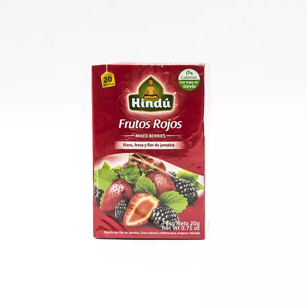 Aromatica Hindu x 20 Frutos Rojos