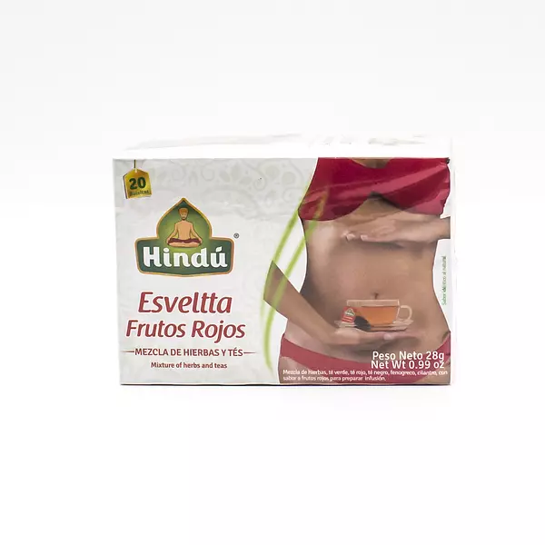 Te Hindu x 20 Esvelta Frutos Rojos