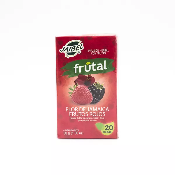 Jaibel Frutal x 20 Flor de Jamaica y Frutos Rojos