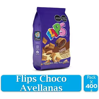 Cereal Flips Choco Avellanas 400g