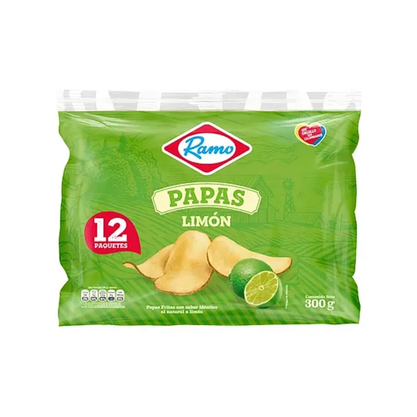 Papas Ramo Limon 12*25g