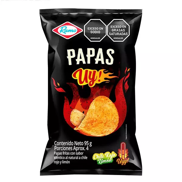 Papas Ramo Chile Rojo Limon 95g