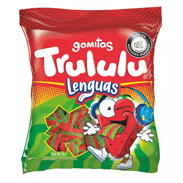 Gomas Trululu Lenguas 80g