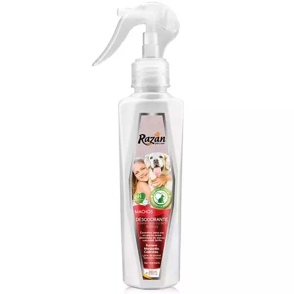 Desodorante para Mascotas Razan Machos 200ml