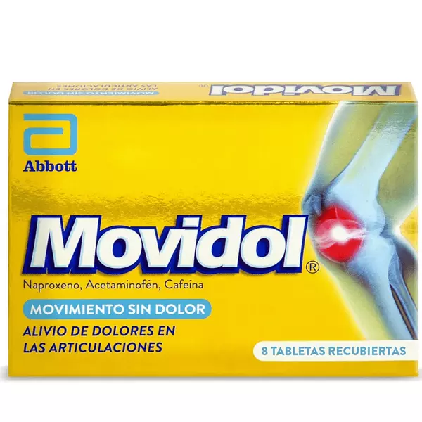 Medicamento Movidol 8 Tabletas