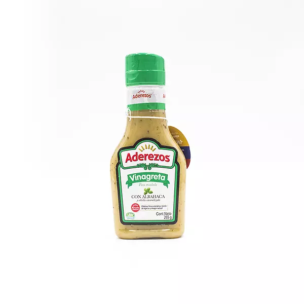 Vinagreta Aderezos con Albahaca 265g