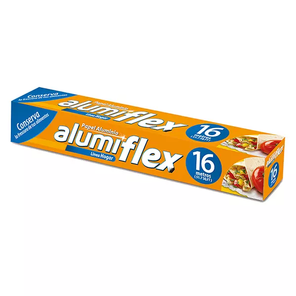 Papel Aluminio Alumiflex x 16m