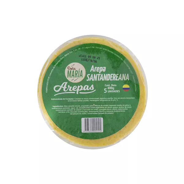 Arepas Doña Maria Santandereana 400g