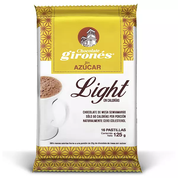 Chocolate Girones x 125gr Sin Azucar