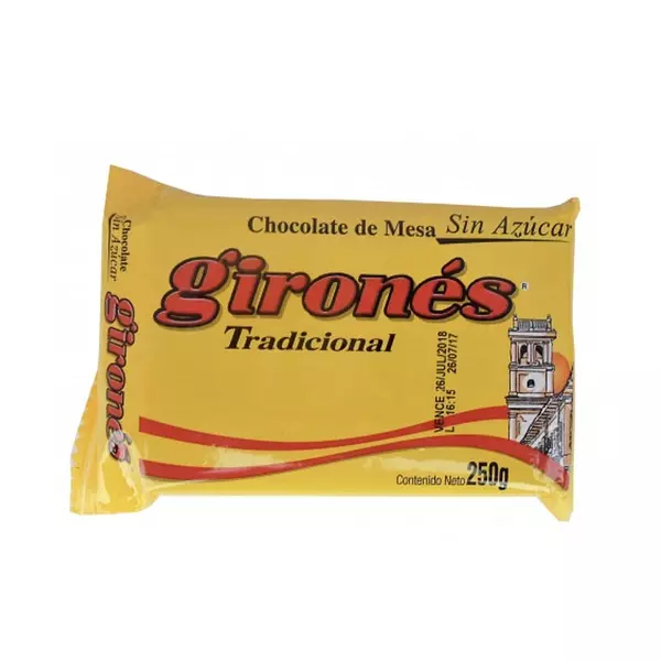 Chocolate Girones Clavo y Canela x 125gr Sin Azucar