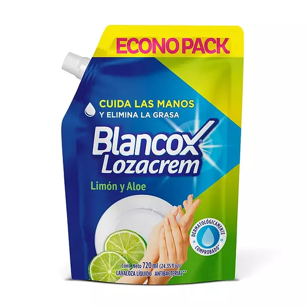 Lavaloza Blancox Lozacrem Doypack Limón P.E. Duo 720ml