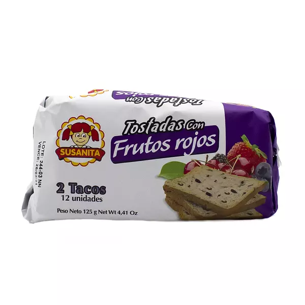 Tostadas Susanita Frutos Rojos 125g