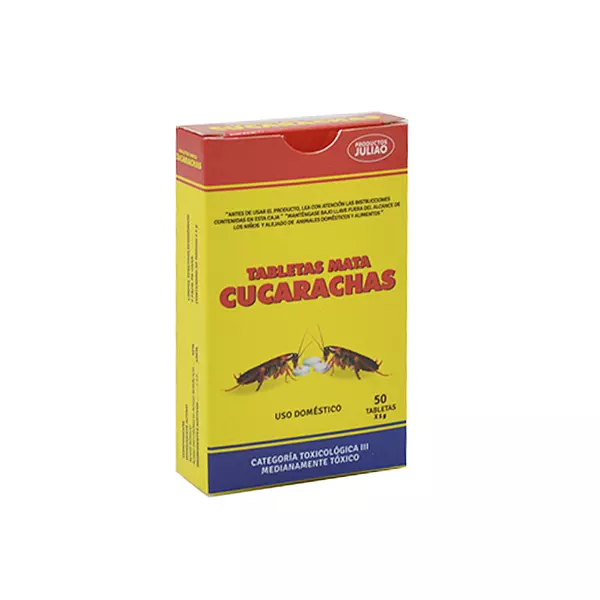 Insecticida Mata Cucarachas Tableta 50g