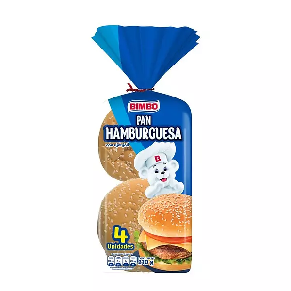 Pan Hamburguesa Bimbo 4*52.5g