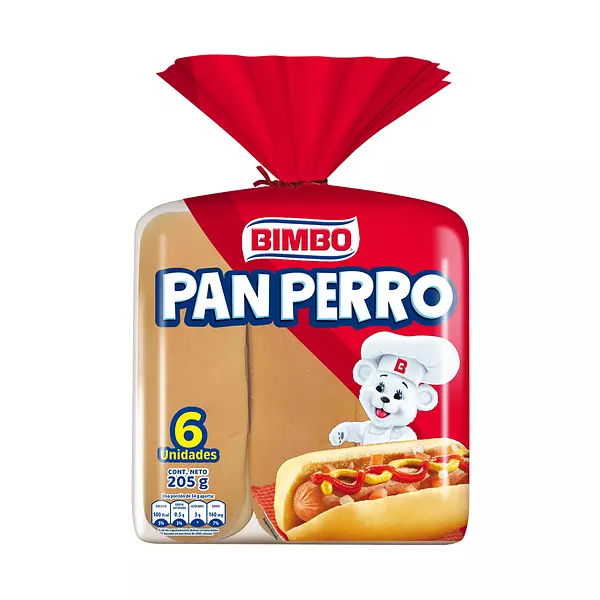 Pan Perro Bimbo 205g