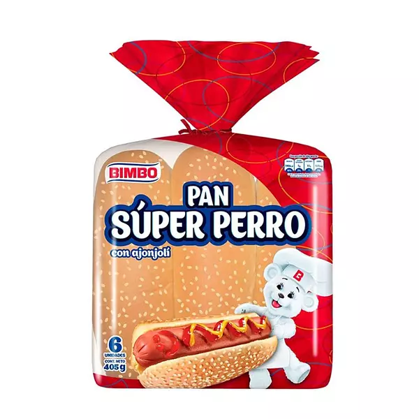 Pan Perro Bimbo Super 6*67.5g