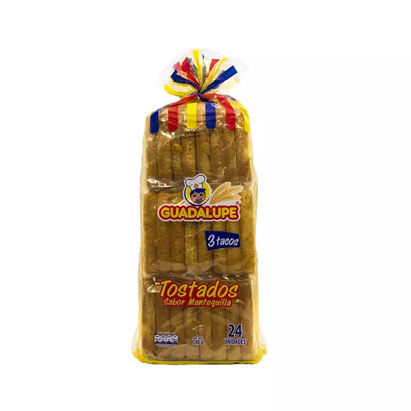 Tostadas Guadalupe Sabor Mantequilla 280g