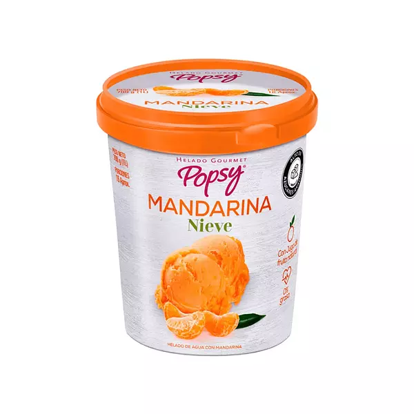 Helado Popsy Mandarina 1 L