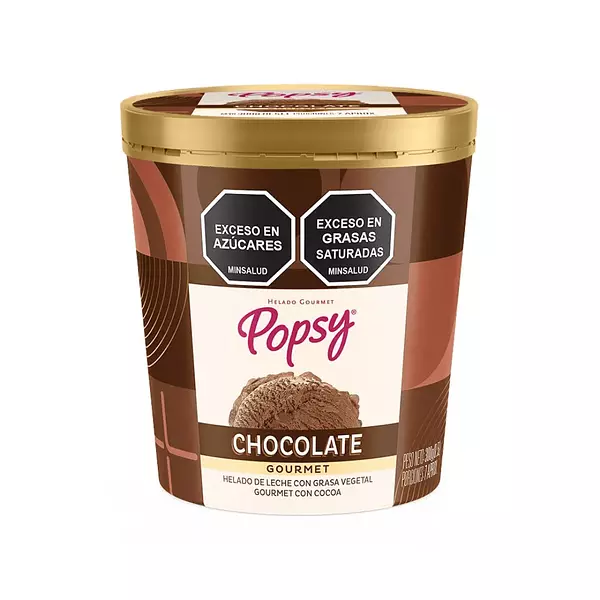 Helado Popsy Gourmet Chocolate 1/2l